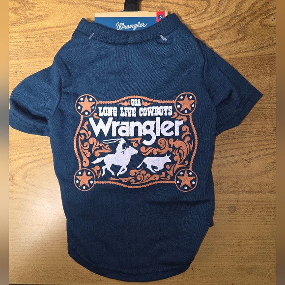 Wrangler Other - Wrangler Dogs Blue Cowboy Graphic T-Shirt